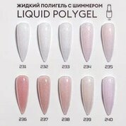 ruNail, Жидкий полигель с шиммером Expert №238 (18 мл)