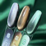 ENIGMANIC, Aura Silk Cat - Гель-лак Кошачий глаз №02 (10 мл.)