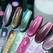 ENIGMANIC, Aura Silk Cat - Гель-лак Кошачий глаз №04 (10 мл.)