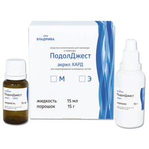 ВладМиВа, Подолджест - Акрил Э Хард набор для моделирования (15мл+15гр) (уценка)
