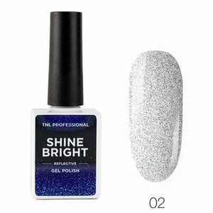 TNL, Shine bright - Гель-лак светоотражающий №02 Голографический космос (6 мл)