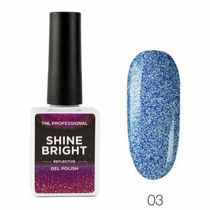 TNL, Shine bright - Гель-лак светоотражающий №03 Звездный небосвод (6 мл)