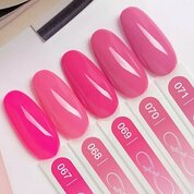 TNL, Гель-лак 8 Чувств Mini №071 - Розовое фламбе (6 мл.)