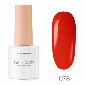 TNL, Гель-лак 8 Чувств Mini №078 - Перец чили (6 мл.)