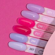 TNL, Гель-лак 8 Чувств Mini №231 - Малиновый джем (6 мл)