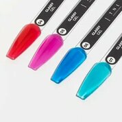 TNL, Гель для наращивания витражный цветной - Glassy Gel №6 лазурный (15 мл)