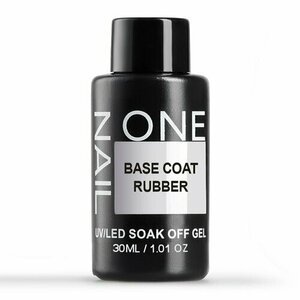 OneNail, Base Coat Rubber - Каучуковое базовое покрытие для гель-лака (30 ml.)