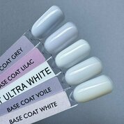 OneNail, Base Coat Ultra White - Цветная камуфлирующая база (15 ml)