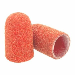 Чистовье, Колпачок-насадка для педикюра Оранжевый (пластик, 7 мм, 320 грит, 10 шт/упк)