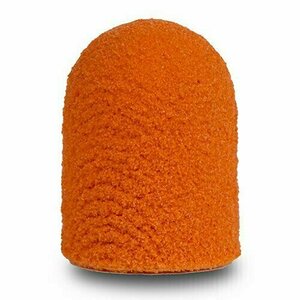 Чистовье, Колпачок-насадка для педикюра Оранжевый (пластик, 13 мм, 120 грит, 10 шт/упк)