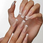 Nail Republic, Верхние формы для выкладного френча Квадрат (150 шт.)