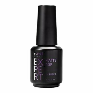 ruNail Expert, Top Matte Non Sticky - Топ матовый с УФ-фильтром №152 (18 мл)