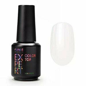 ruNail Expert, Top Color Non Sticky - Топ цветной №153 (18 мл)