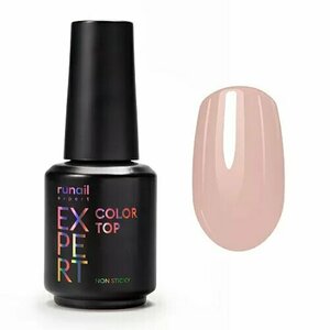 ruNail Expert, Top Color Non Sticky - Топ цветной №155 (18 мл)