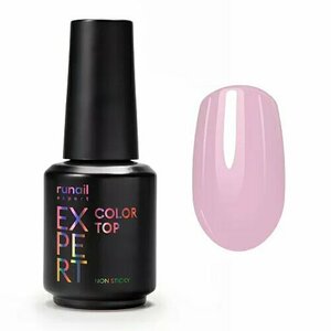 ruNail Expert, Top Color Non Sticky - Топ цветной №156 (18 мл)