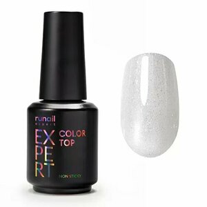 ruNail Expert, Top Color Non Sticky - Топ цветной №157 (18 мл)