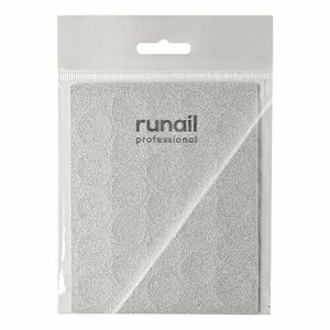 ruNail, Сменные файлы белые №7105 (размер М, 20 мм, 100 грит, 50 шт.)