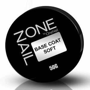 OneNail, Base Coat Soft - Каучуковое базовое покрытие для гель-лака (шайба, 50 ml.)