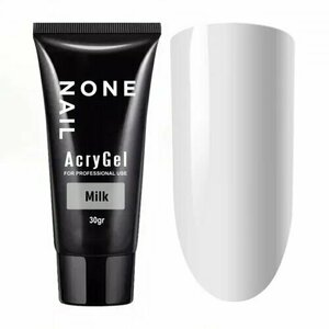 OneNail, Акригель для наращивания и моделирования - AcryGel Milk (30 гр)