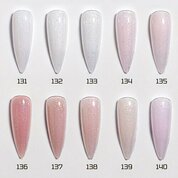 ruNail Expert, UV Builder Gel - Гель моделирующий с шиммером №140 (15 г)