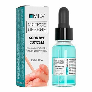MILV, Good Bye Cuticles - Кератогель с мочевиной (15 мл)
