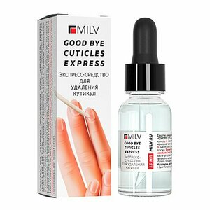 MILV, Good Bye Cuticles Express - Кератогель щелочной (15 мл)