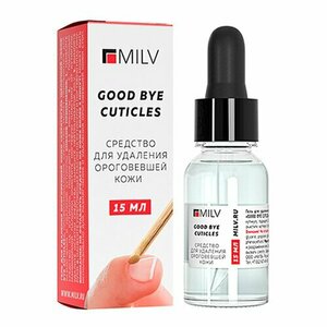 MILV, Good Bye Cuticles - Кератогель щелочной (15 мл)