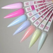 Elite Style, Cream gel - Цветной гель для наращивания №29 (15 мл)