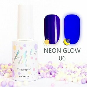 HIT gel, Гель-лак люминесцентный - Neon glow №06 (9 мл)