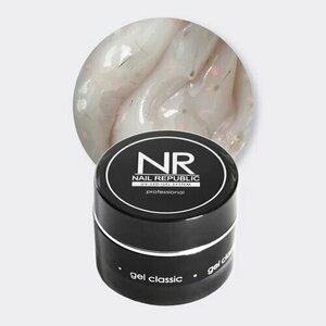 Nail Republic, Garden gel - Гель для моделирования с сухоцветами №301 (15 гр)