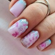 Swanky Stamping, Лак для стемпинга - Розовый №M121 (6 мл)
