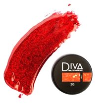Diva, Glitter gel - Гель-лак для дизайна №1 (5 мл.)