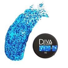 Diva, Glitter gel - Гель-лак для дизайна №5 (5 мл.)