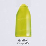 Grattol, Гель-лак Vitrage №04 (9 мл.)