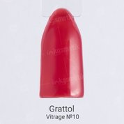 Grattol, Гель-лак Vitrage №10 (9 мл.)