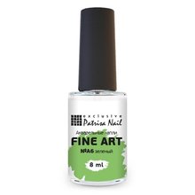 Patrisa Nail, Fine Art - Акварельные капли зеленые №A6 (арт. AE66, 8 мл.)