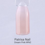 Patrisa Nail, Гель-лак каучуковый камуфлирующий Dream Pink №N2 (8 мл.)