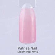 Patrisa Nail, Гель-лак каучуковый камуфлирующий Dream Pink №N5 (8 мл.)