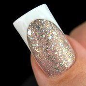 ENIGMANIC, Diamond Art Gel - Гель для моделирования с хлопьями юки №01 (15 гр.)