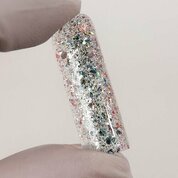 ENIGMANIC, Diamond Art Gel - Гель для моделирования с хлопьями юки №02 (15 гр.)