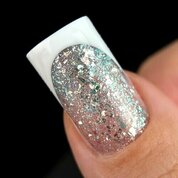 ENIGMANIC, Diamond Art Gel - Гель для моделирования с хлопьями юки №02 (15 гр.)