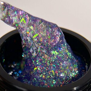 ENIGMANIC, Diamond Art Gel - Гель для моделирования с хлопьями юки №03 (15 гр.)