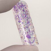 ENIGMANIC, Diamond Art Gel - Гель для моделирования с хлопьями юки №03 (15 гр.)