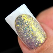 ENIGMANIC, Diamond Art Gel - Гель для моделирования с хлопьями юки №04 (15 гр.)