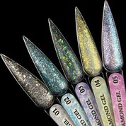 ENIGMANIC, Diamond Art Gel - Гель для моделирования с хлопьями юки №05 (15 гр.)