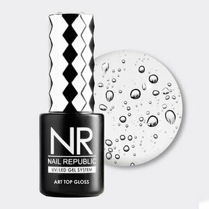 Nail Republic, Art Top Water Drop - Топ для объемного дизайна без л/с (Step 2, 10 мл)