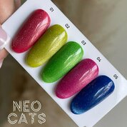 I Envy You, Светоотражающий гель-лак Кошачий глаз - Neo Cats №03 (10g)