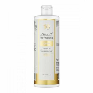 Gel-off, Professional Gold - Средство для обезжиривания ногтей и снятия липкого слоя CHABLIS (400 мл)