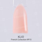 Klio Professional, Гель-лак French collection №15 (15 мл.)
