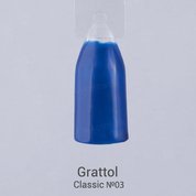 Grattol, Гель-лак Blue №03 (9 мл.)